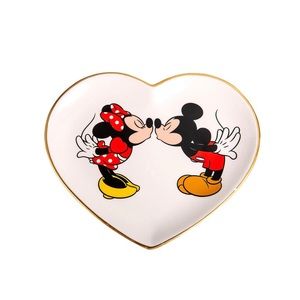 🆕Mickey & Minnie Heart Trinket Dish